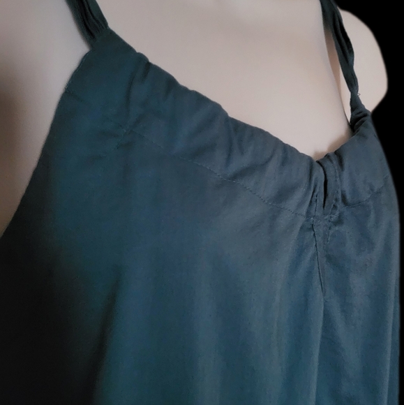 🌼3 for 30🌼Old Navy Crinkled Maxi Cami Shift long Tank Sz L fits S - Picture 4 of 7